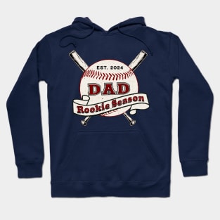 Rookie Dad - New Dad Father's Day Design Hoodie